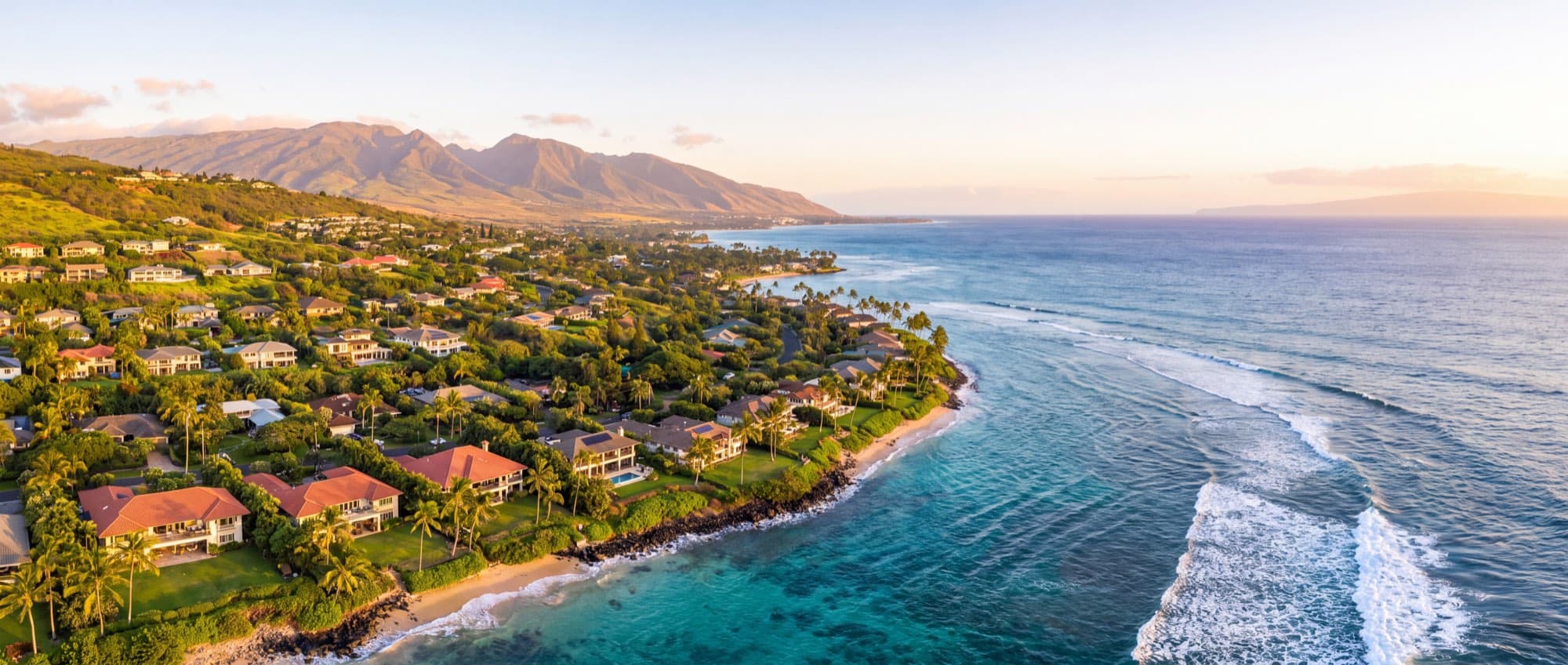 The Maui coastline